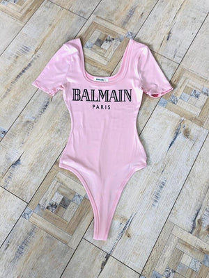 The Pink Print Bodysuit - B